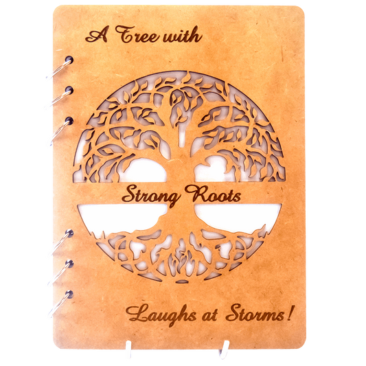 Tree of Life Wooden Notebook-A5