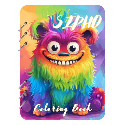 Cute Monster Coloring in Book With Custom Name