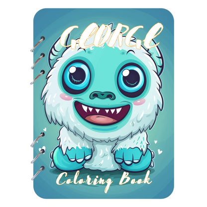 Cute Monster Coloring in Book With Custom Name