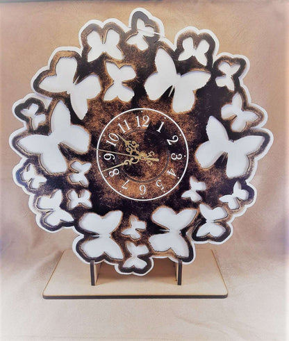 Butterfly Decorative Cutout Clock