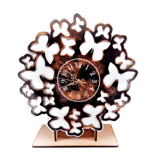 Butterfly Decorative Cutout Clock