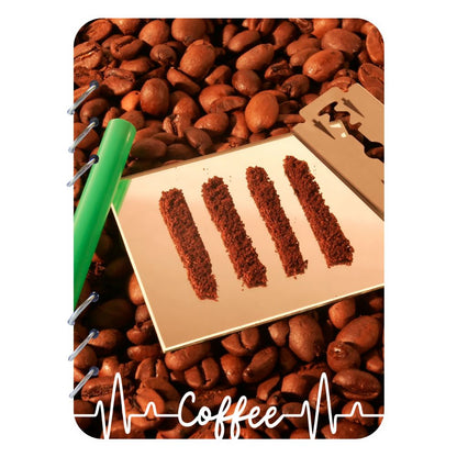 Coffee Addict Wood Cover Journal A5