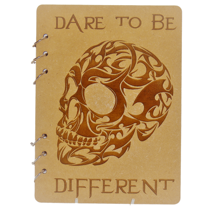 Dare To Be Different Wooden Notebook-A5