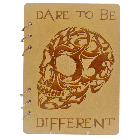 Dare To Be Different Wooden Notebook-A5