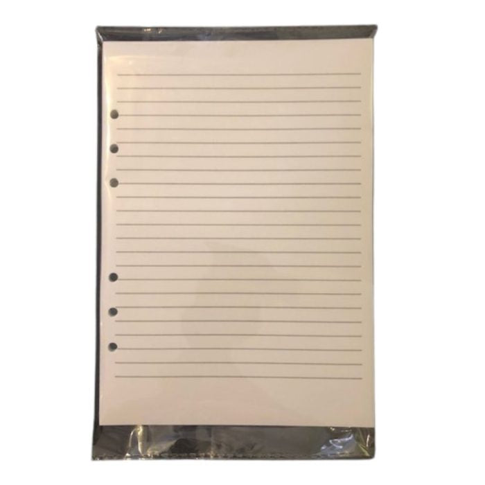 Lined Paper Refill A5 (Punched)