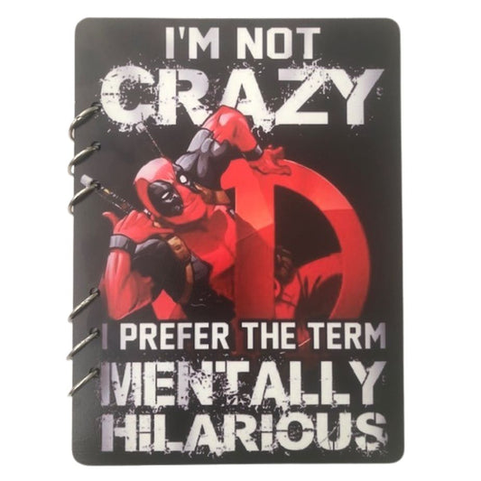 Mentally Hilarious Wooden Cover Notebook (A5)