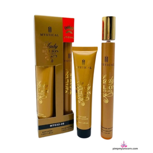 Lady Billion Body Spray and Lotion Pack