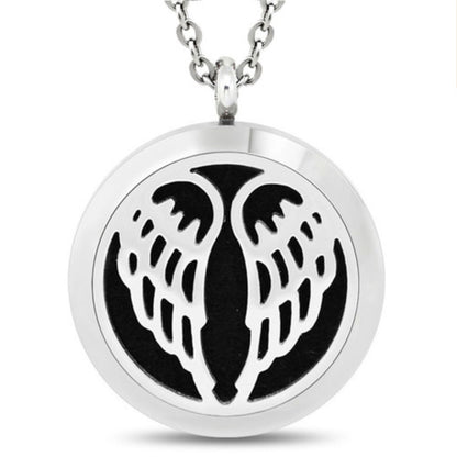 Angel Wings Diffuser Locket with Chain