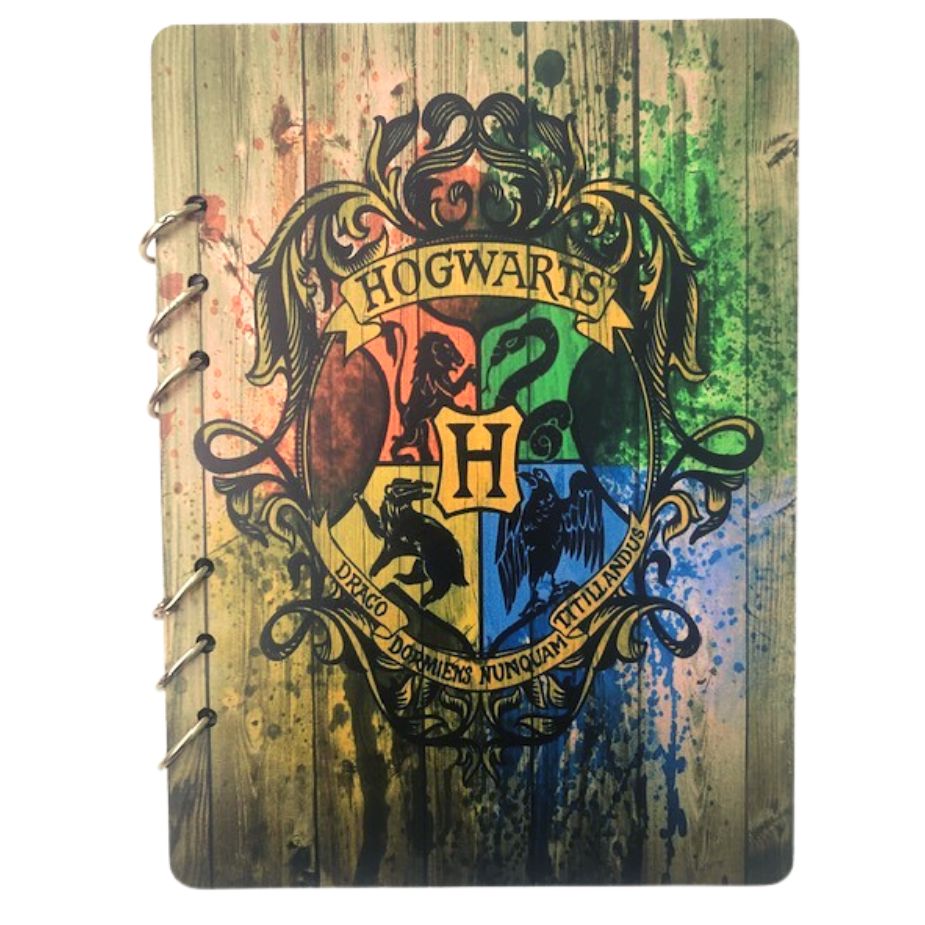 Wizard Fan Art A5 Wooden Cover Notebook